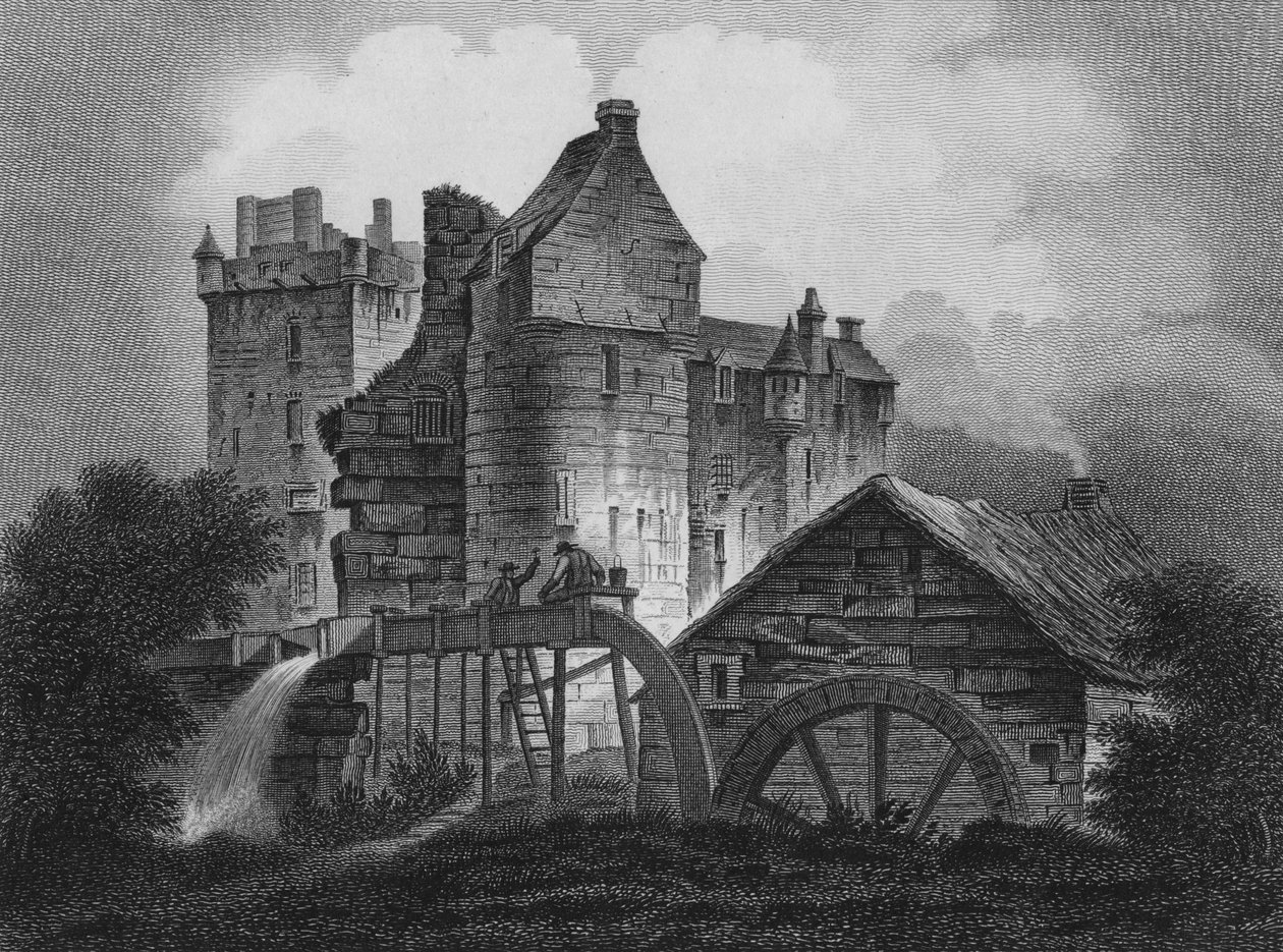 Hrad Elcho, 1803. od James Fittler