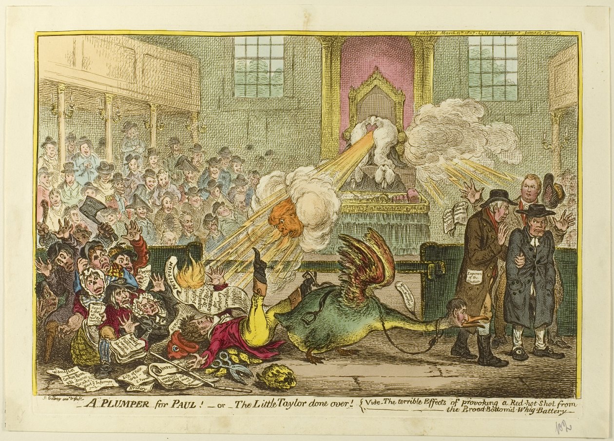 Plumper pro Paula od James Gillray