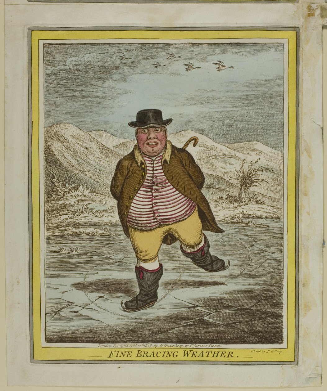 Jemné osvěžující počasí od James Gillray
