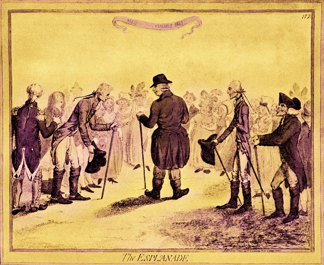 Jiří III - karikatura od James Gillray