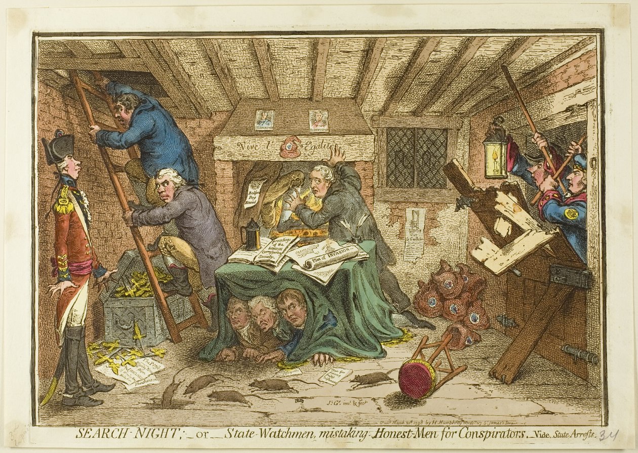 Hledání-noc od James Gillray