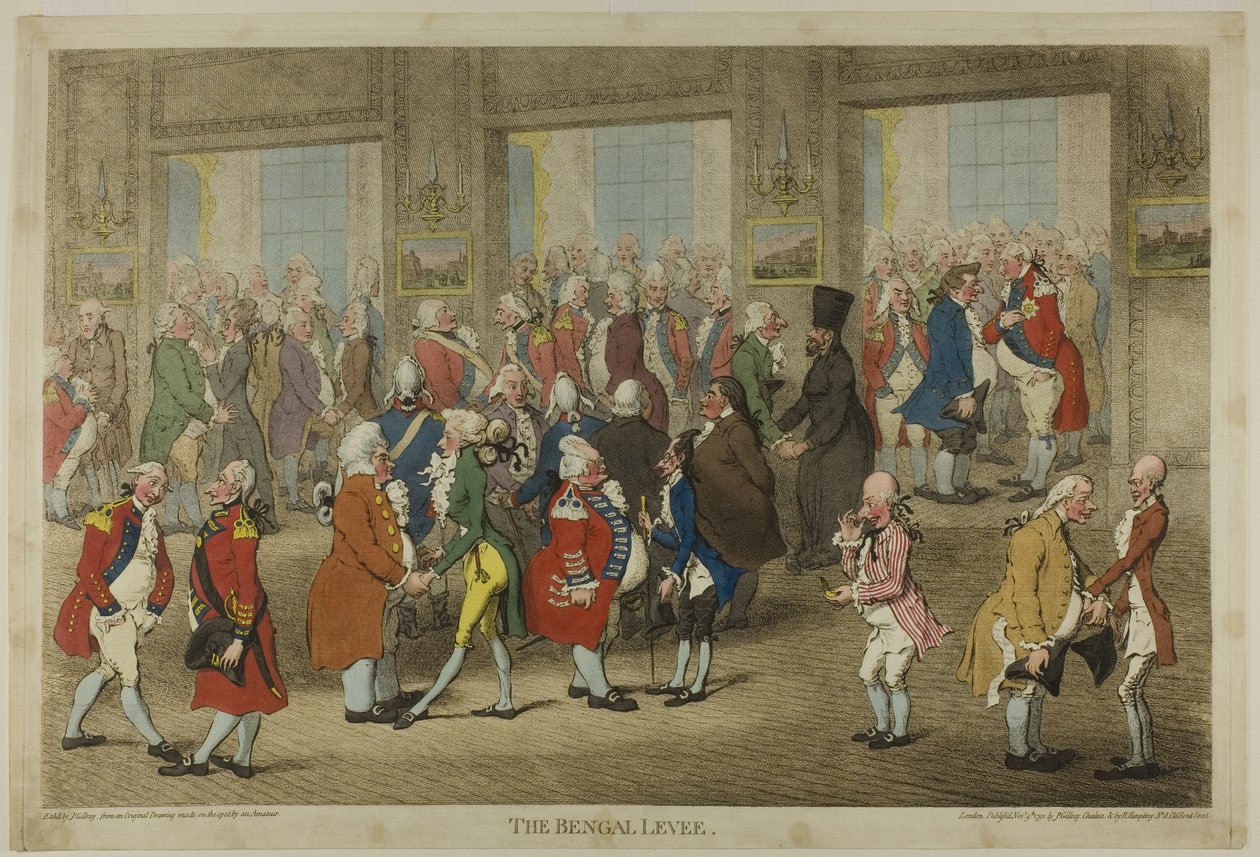 Bengálská hráz od James Gillray