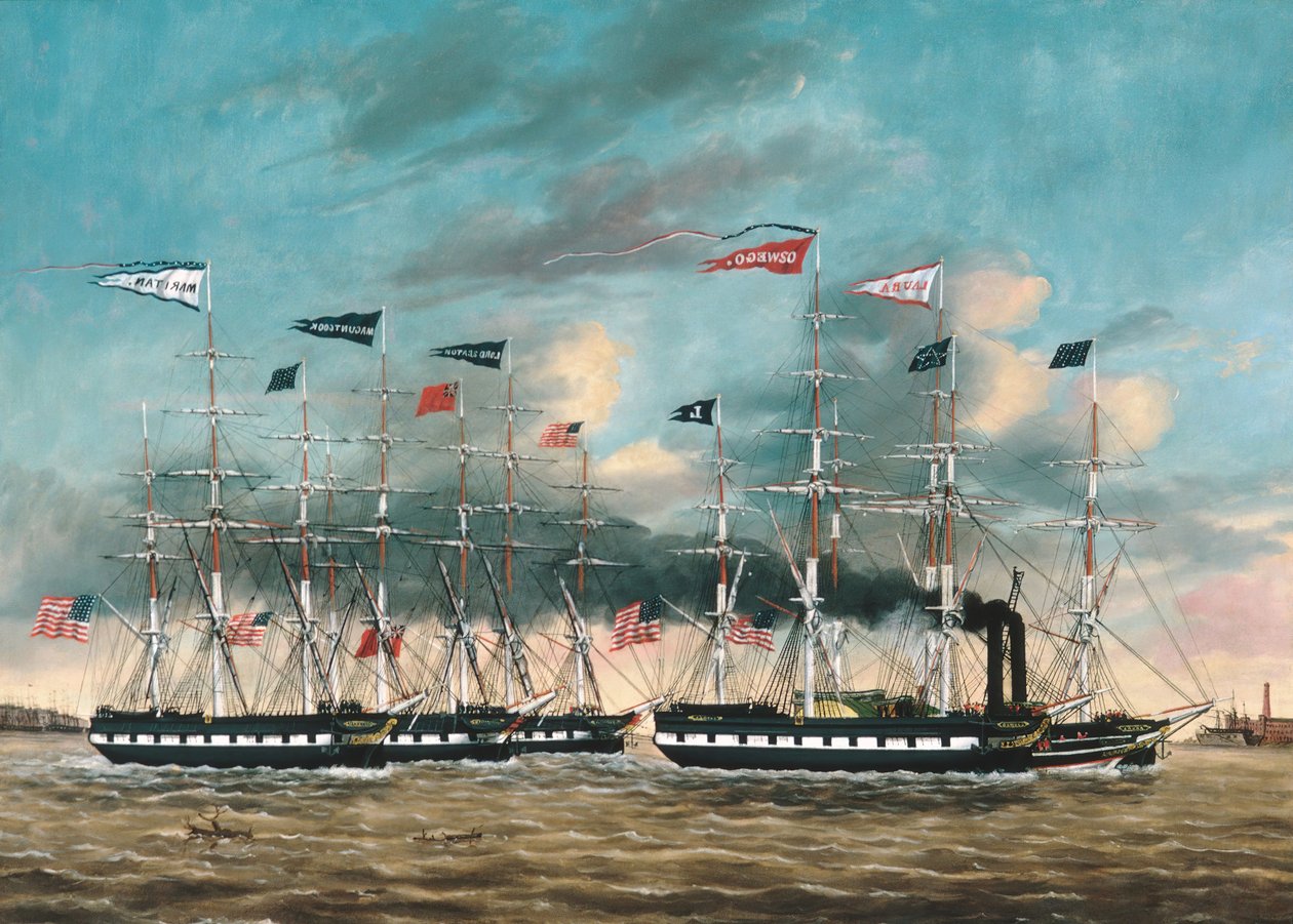 Dobyvatel vlečných lodí, 1852. od James Guy Evans