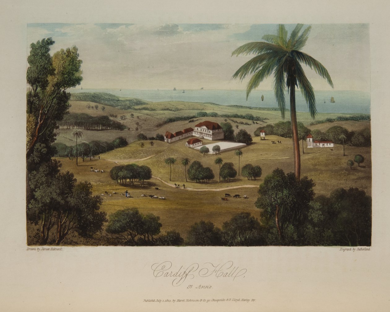 Cardiff Hall, St. Anns od James Hakewill
