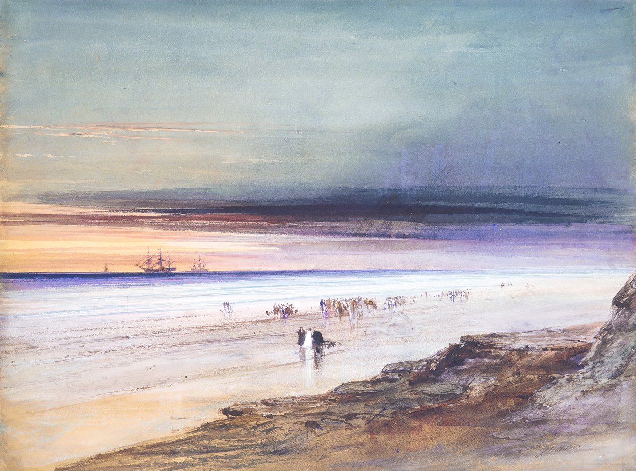Plážová scéna, ca. 1865. od James Hamilton