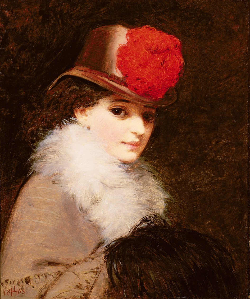 Koketa, 1863 od James Hayllar