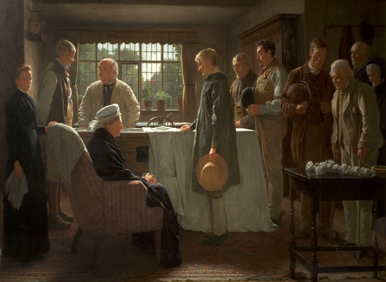 Starý mistr, 1883 od James Hayllar