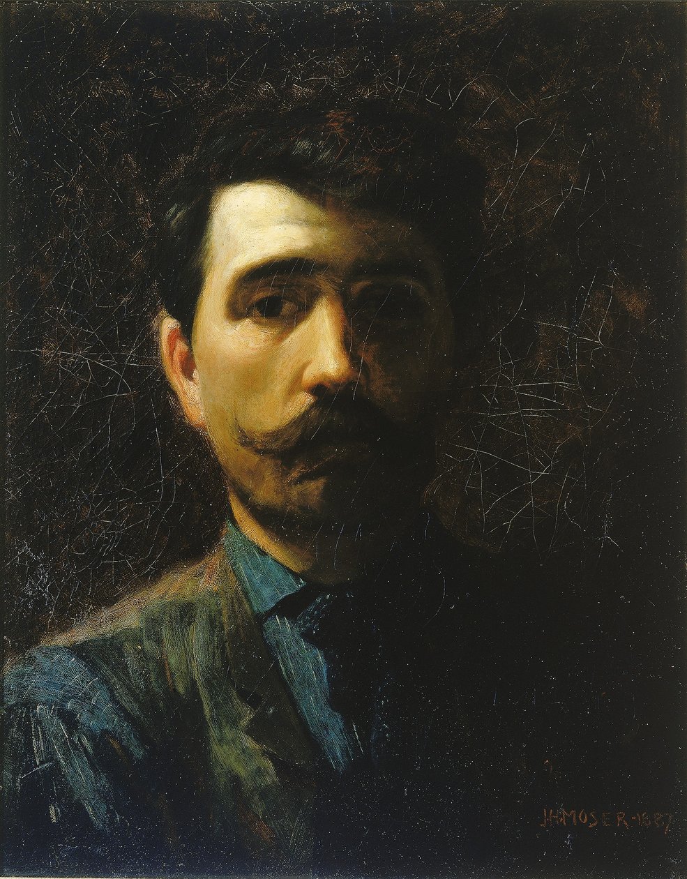 Autoportrét od James Henry Moser