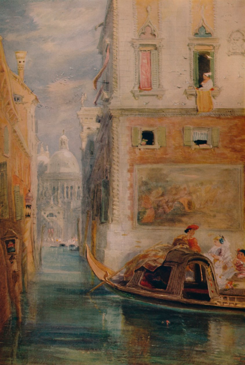 Gondola, Benátky, 1865, 1935 od James Holland
