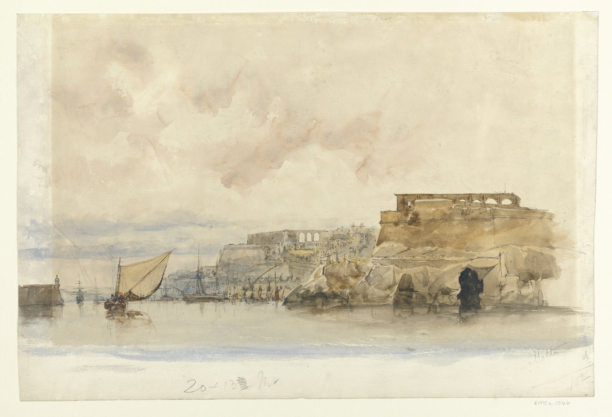 Pohled na Vallettu, Malta od James Holland