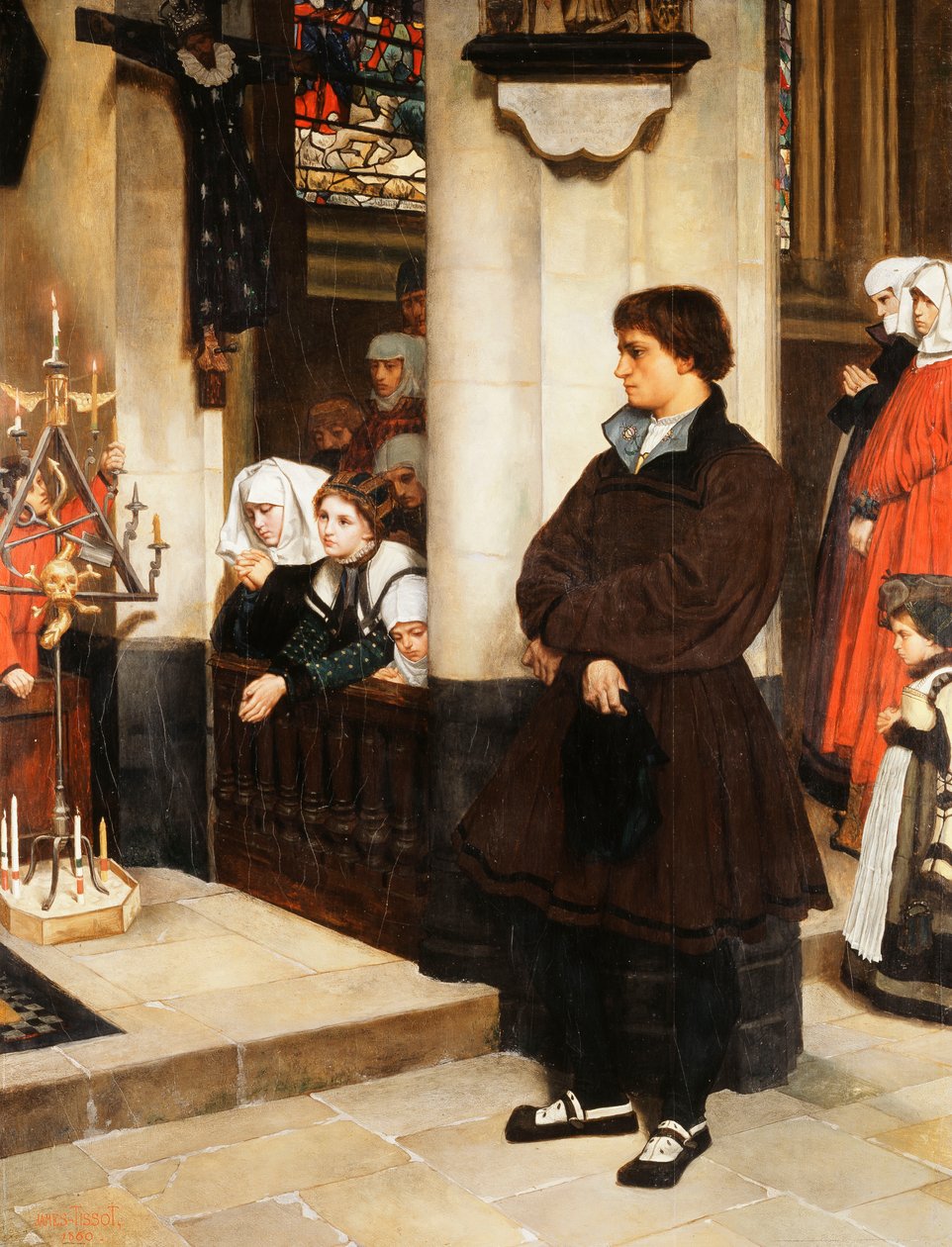 Přívěsek "Kancelář". od James Jacques Joseph Tissot