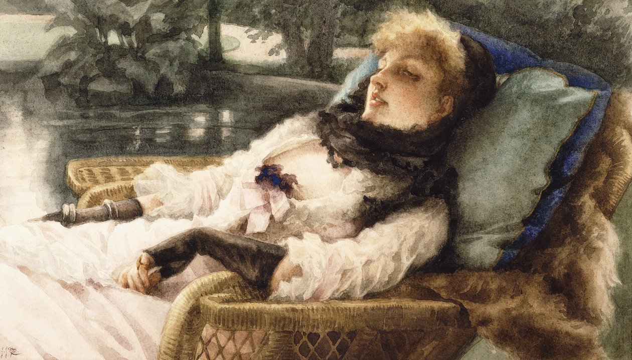 letní večer od James Jacques Joseph Tissot