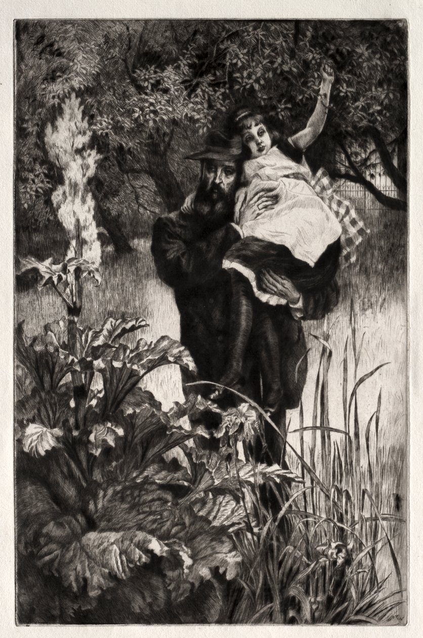 Vdovec (lept a suchá jehla) od James Jacques Joseph Tissot
