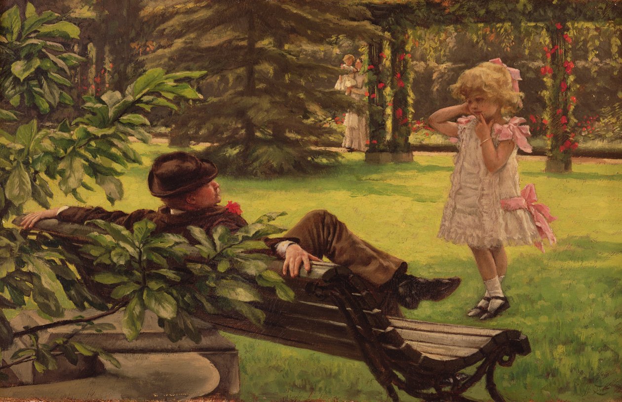 Strýček Fred, kolem roku 1879 (panel) od James Jacques Joseph Tissot