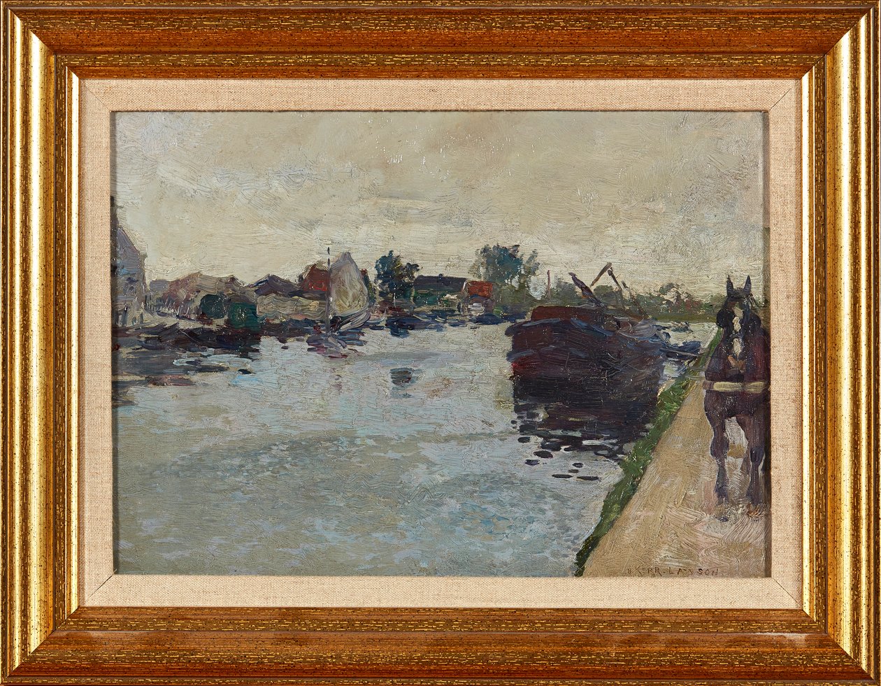 The Tow Path (olej na plátně) od James Kerr Lawson