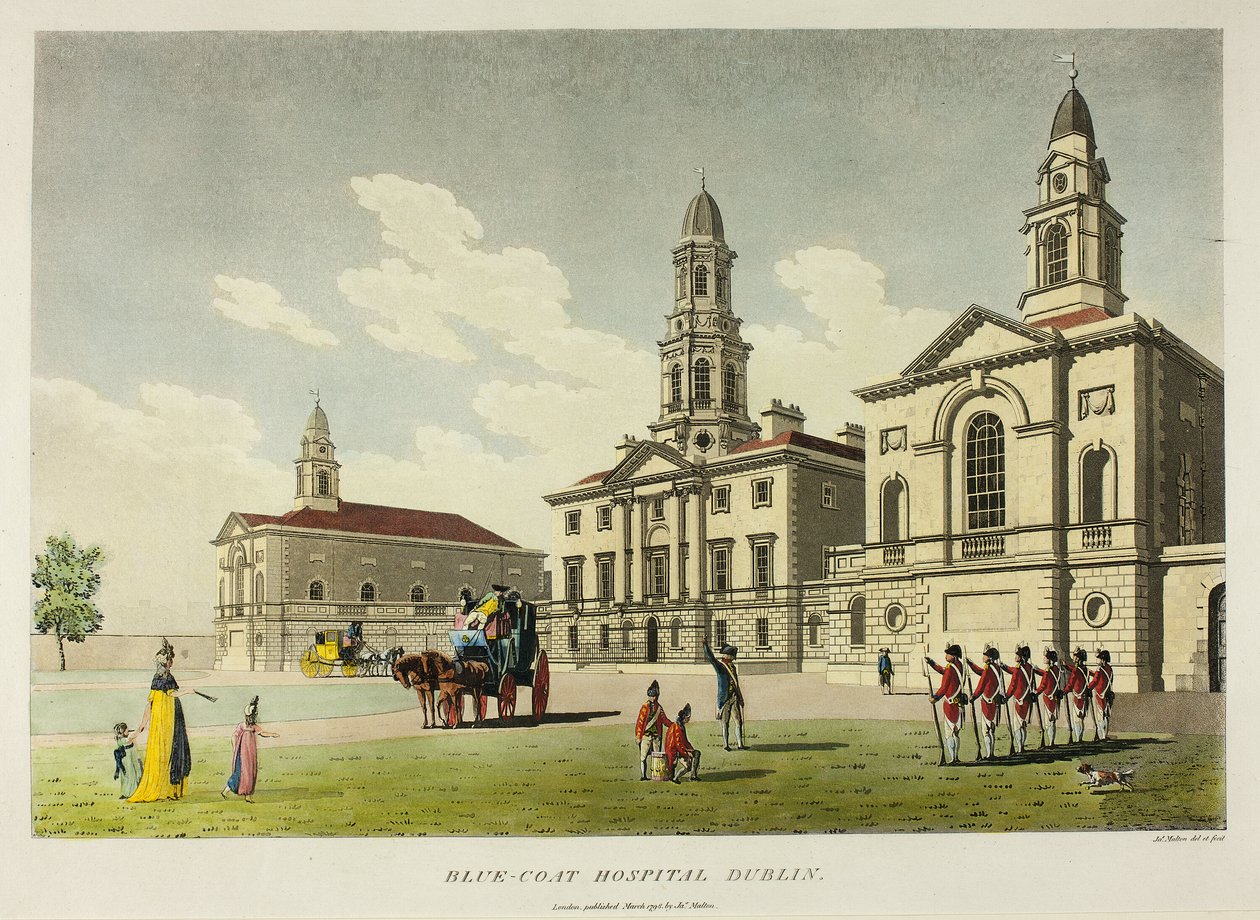 Blue-Coat Hospital, Dublin od James Malton