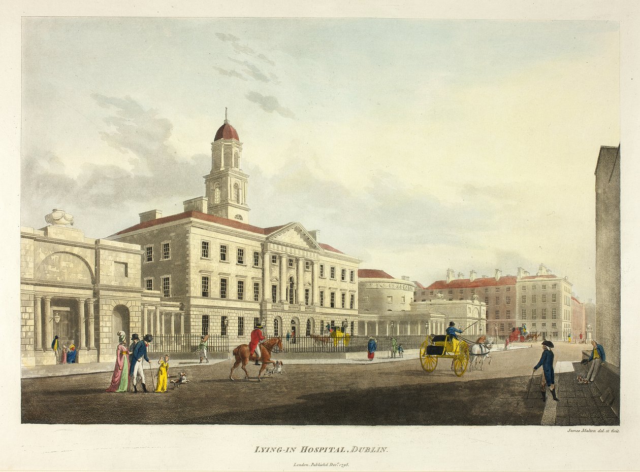 Ležící nemocnice - Dublin od James Malton