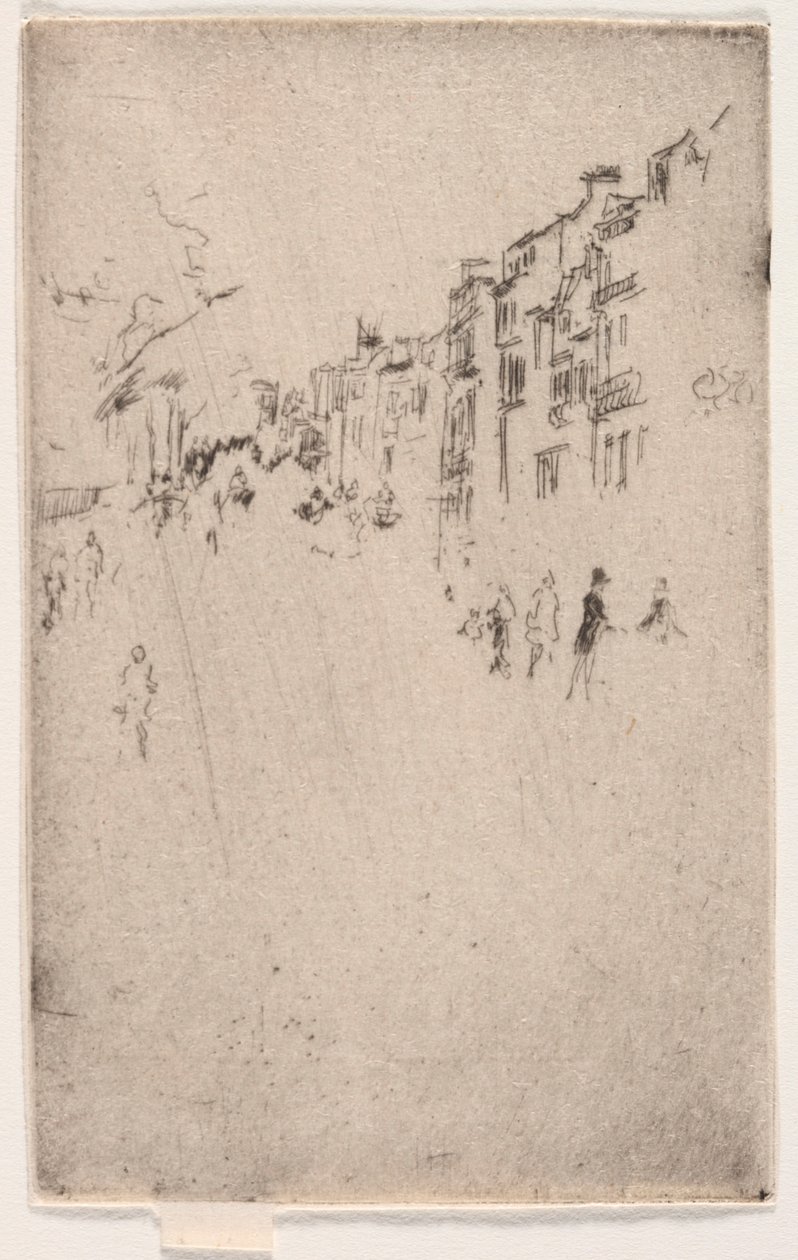 Fragment Piccadilly od James McNeill Whistler