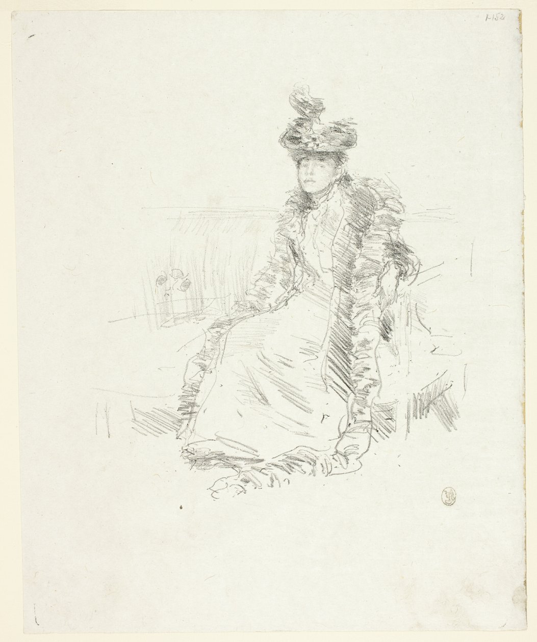 Sedící dáma od James Abbott McNeill Whistler