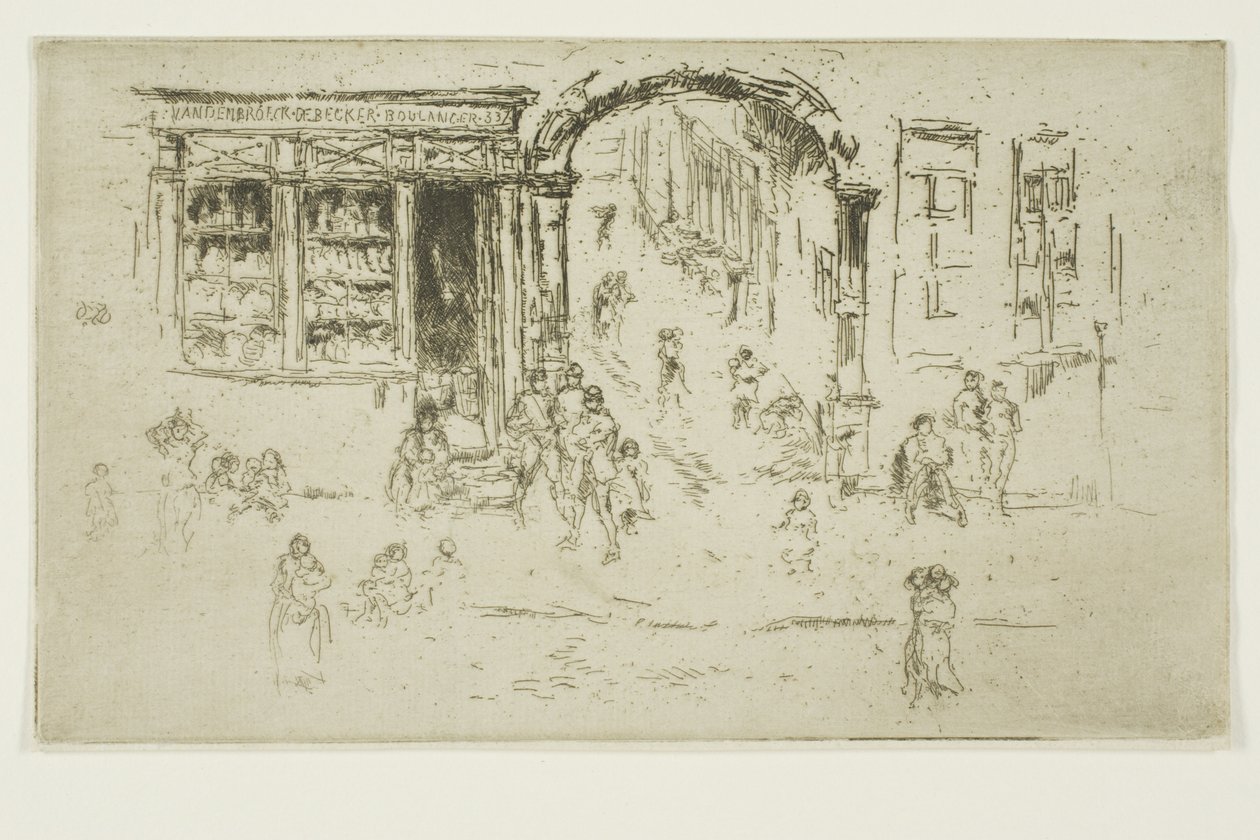Archway, Brusel od James Abbott McNeill Whistler