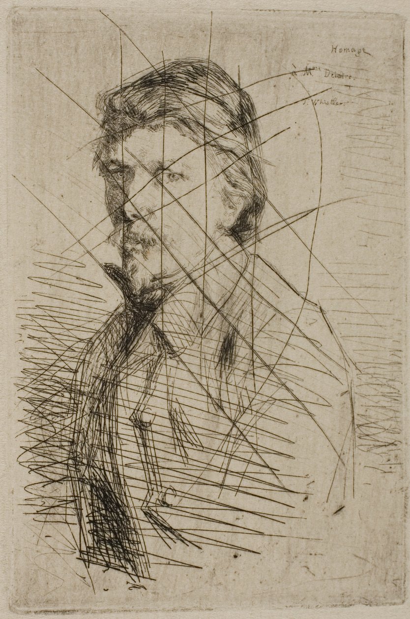Auguste Delâtre, tiskař od James Abbott McNeill Whistler