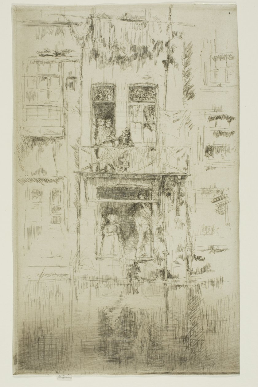 Balkon, Amsterdam od James Abbott McNeill Whistler
