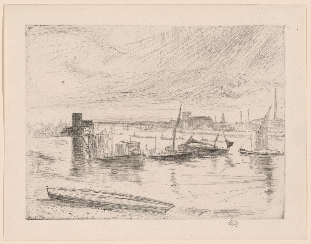 Battersea Dawn (Cadogan Pier) od James McNeill Whistler