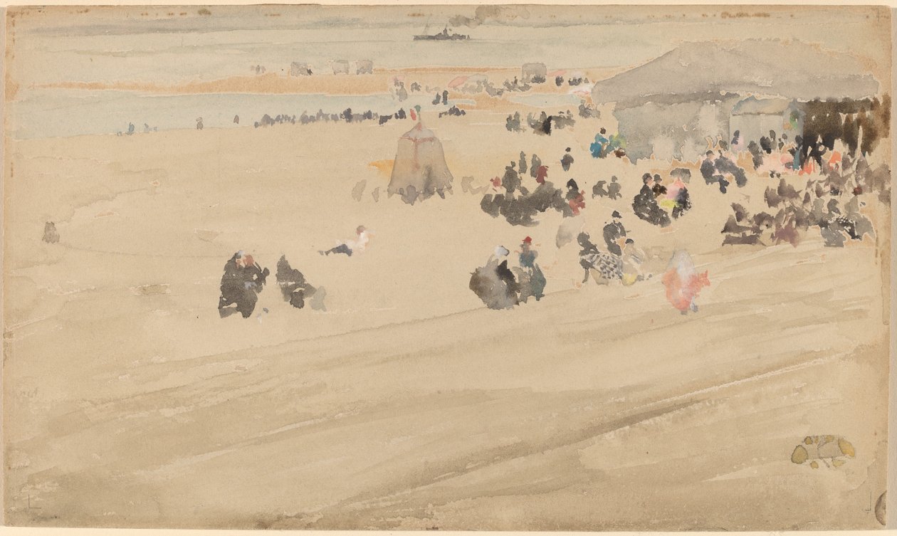 Plážová scéna od James Abbott McNeill Whistler