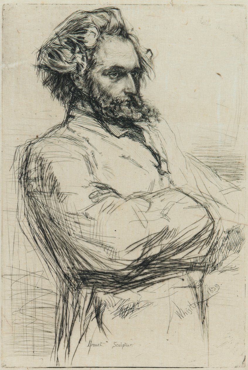 C. L. Drouet, sochař od James Abbott McNeill Whistler