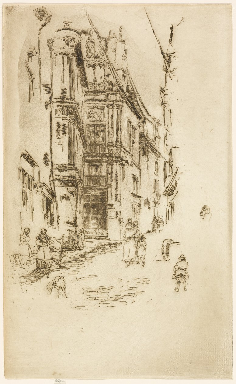 Kancléřství, Loches od James Abbott McNeill Whistler
