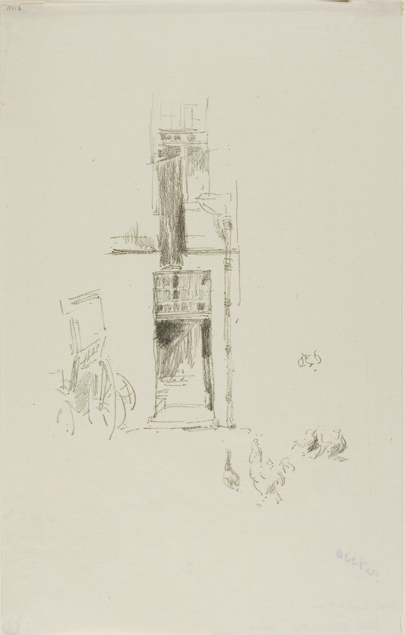 Kohouti a slepice, Hôtel Colbert od James Abbott McNeill Whistler