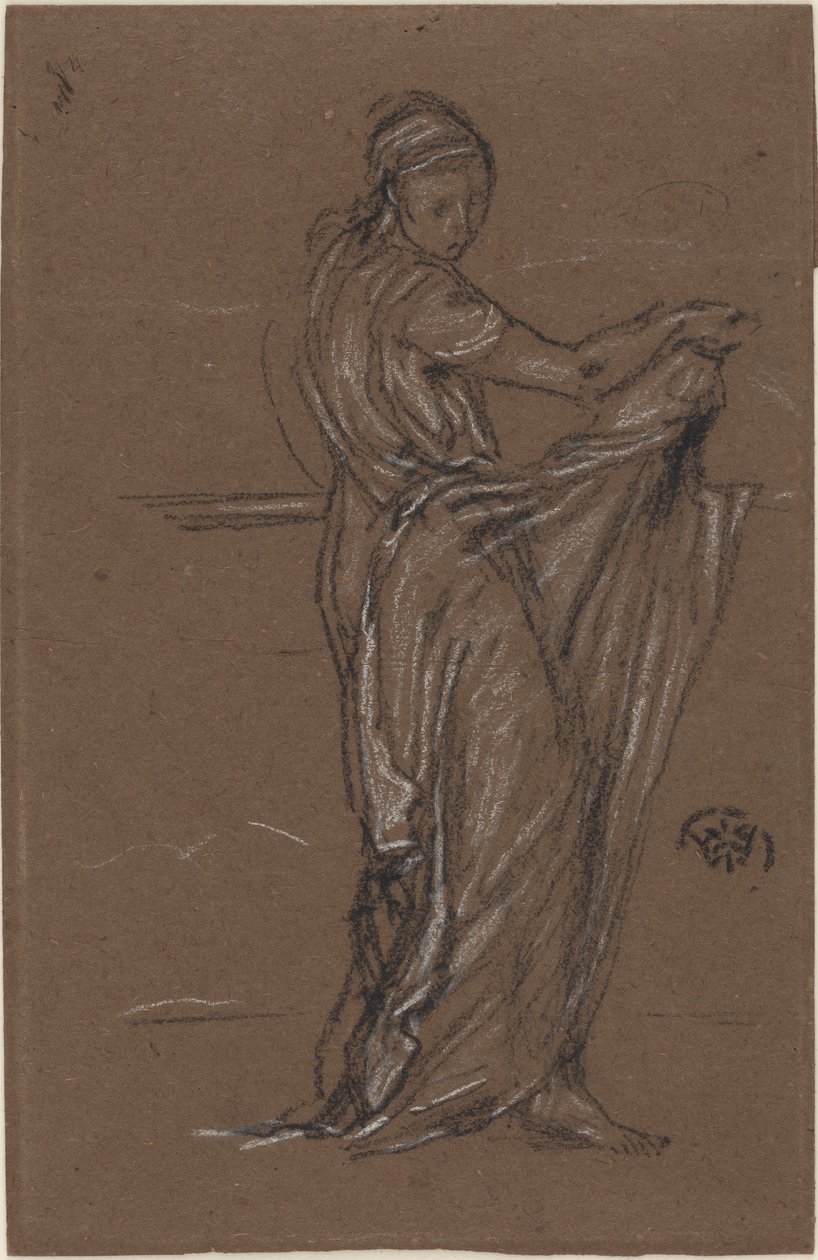 Zahalená ženská postava od James Abbott McNeill Whistler
