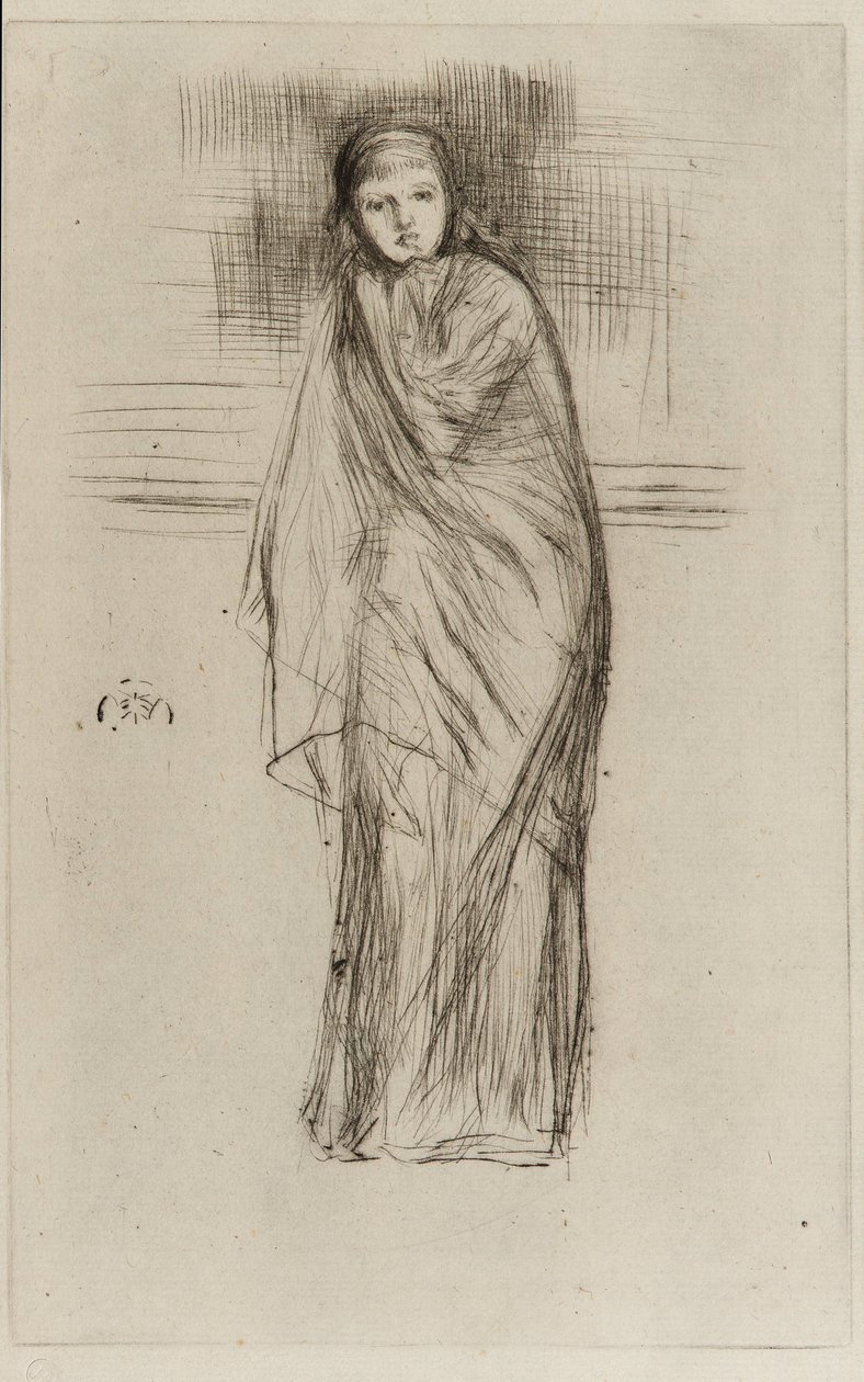 Oblečený model od James Abbott McNeill Whistler