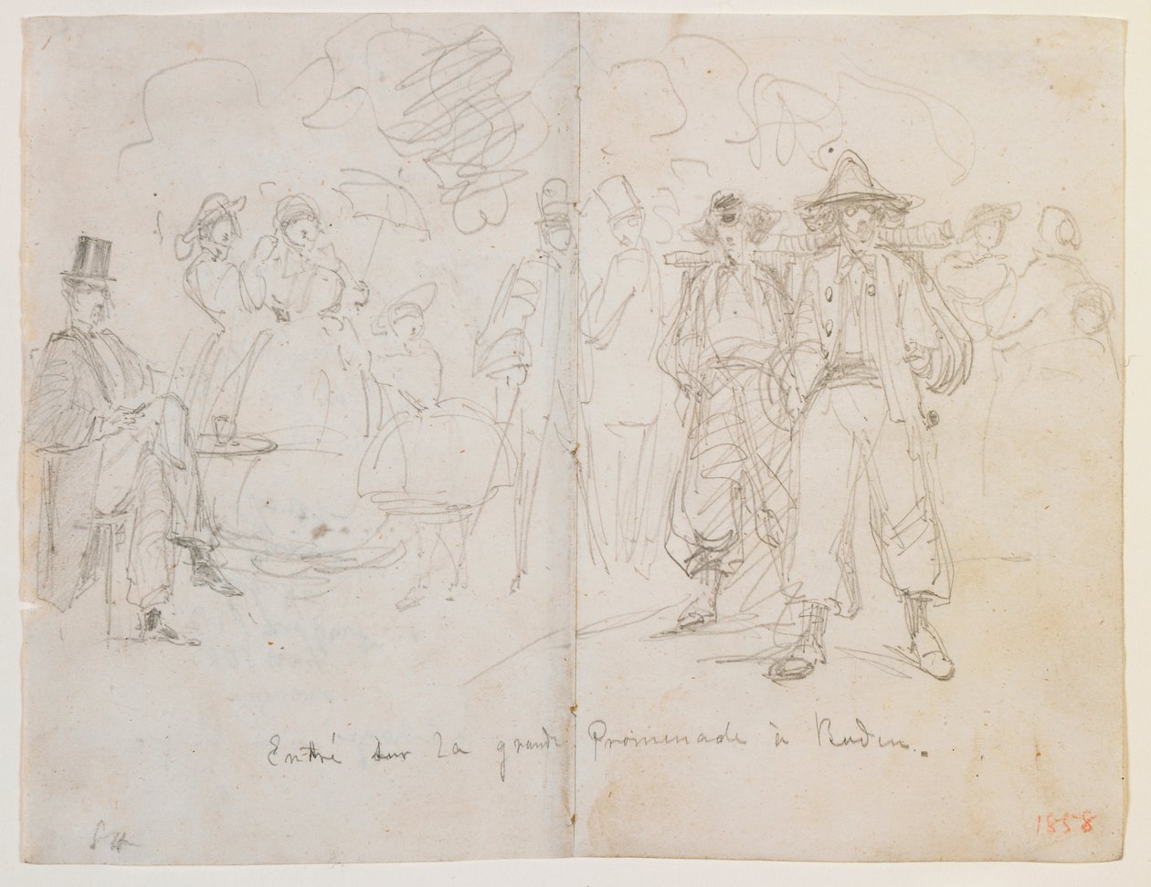 Vstoupil na Velkou promenádu ​​v Badenu od James Abbott McNeill Whistler