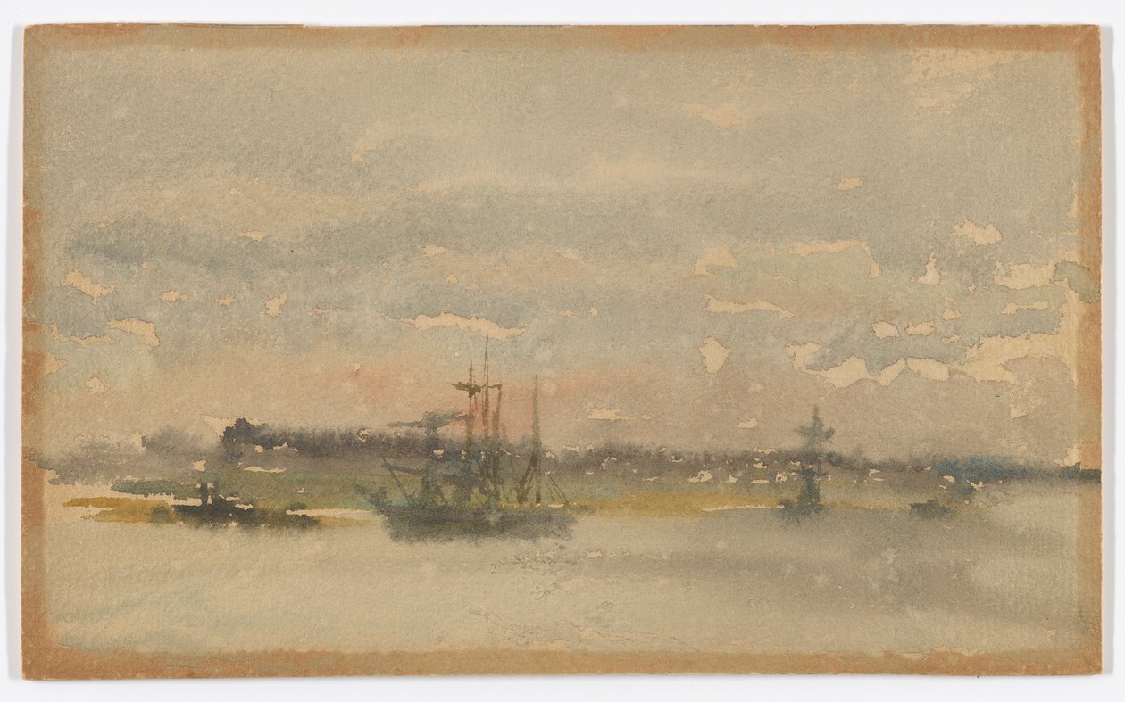Erith – Večer od James Abbott McNeill Whistler