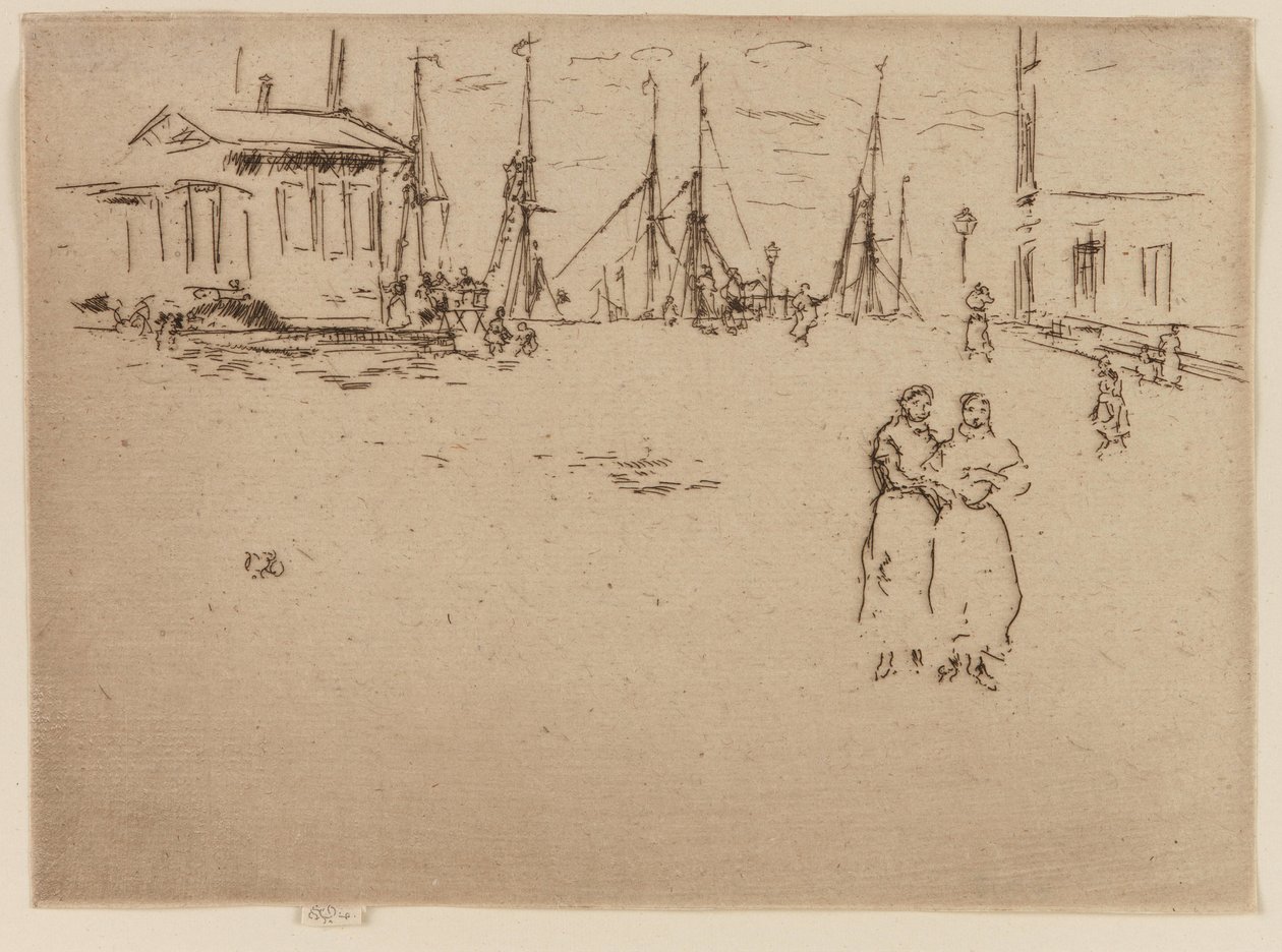 Fishing Quay, Ostende od James Abbott McNeill Whistler