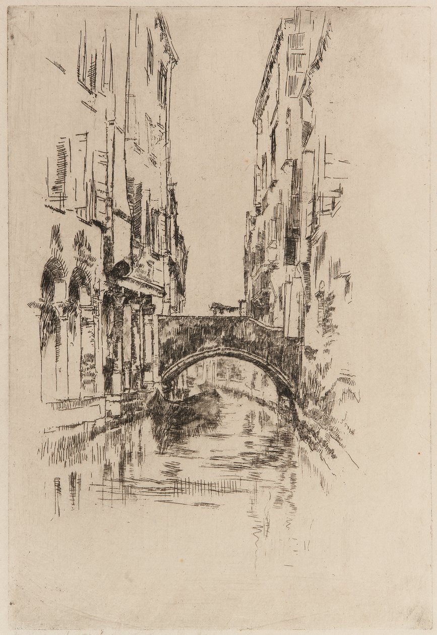 Gondola pod mostem od James Abbott McNeill Whistler