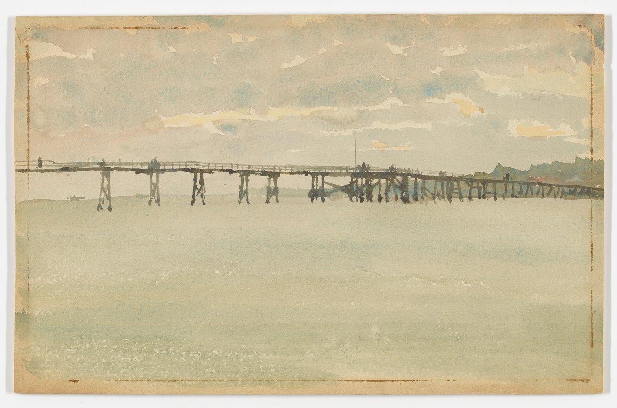 Gray and Silver – Pier, Southend od James Abbott McNeill Whistler