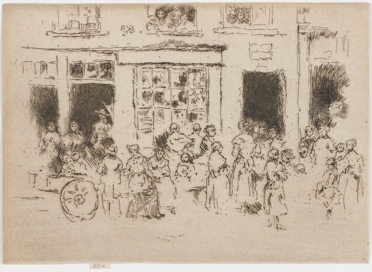 High Street, Brusel od James Abbott McNeill Whistler