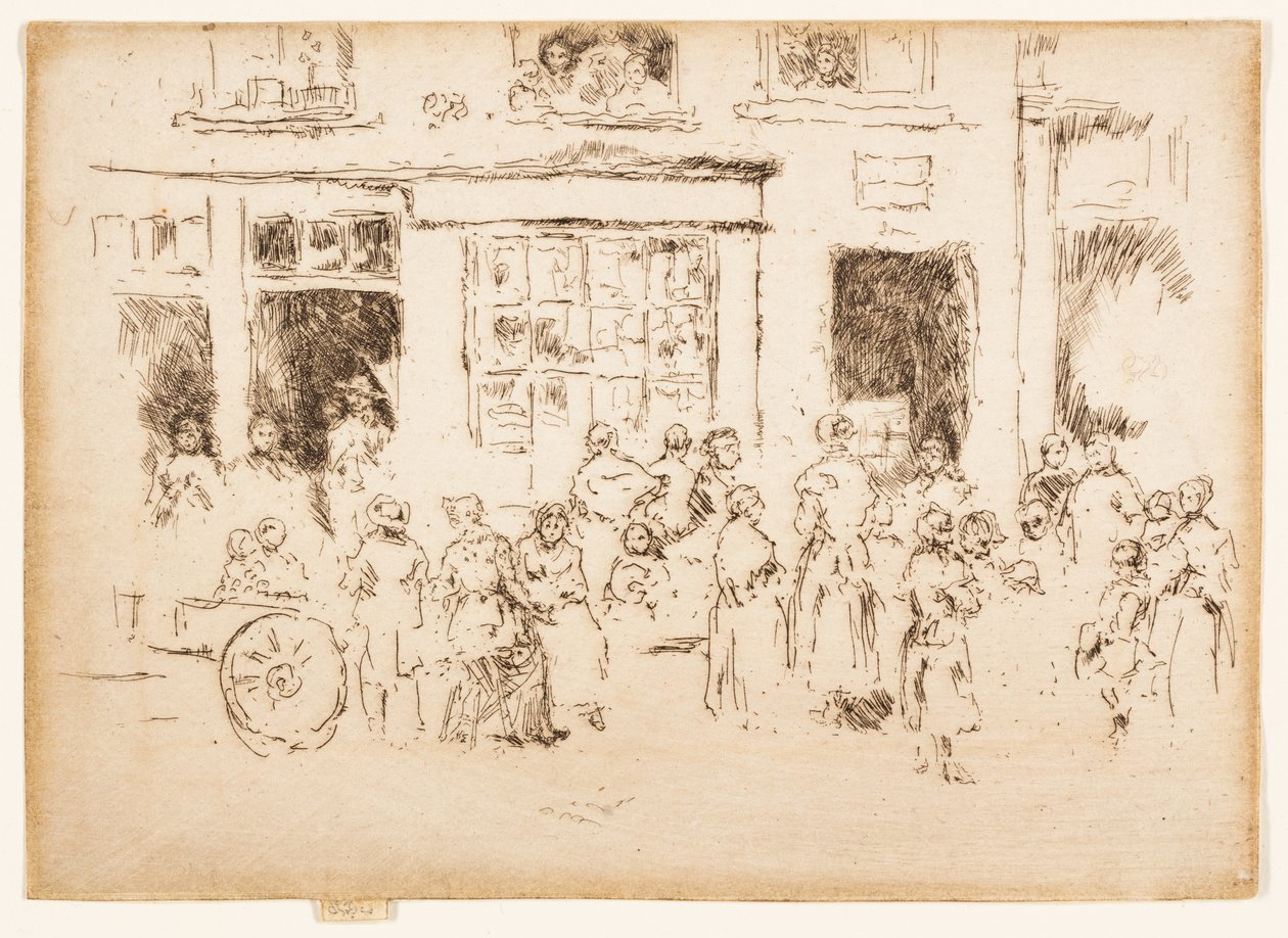 High Street, Brusel od James Abbott McNeill Whistler