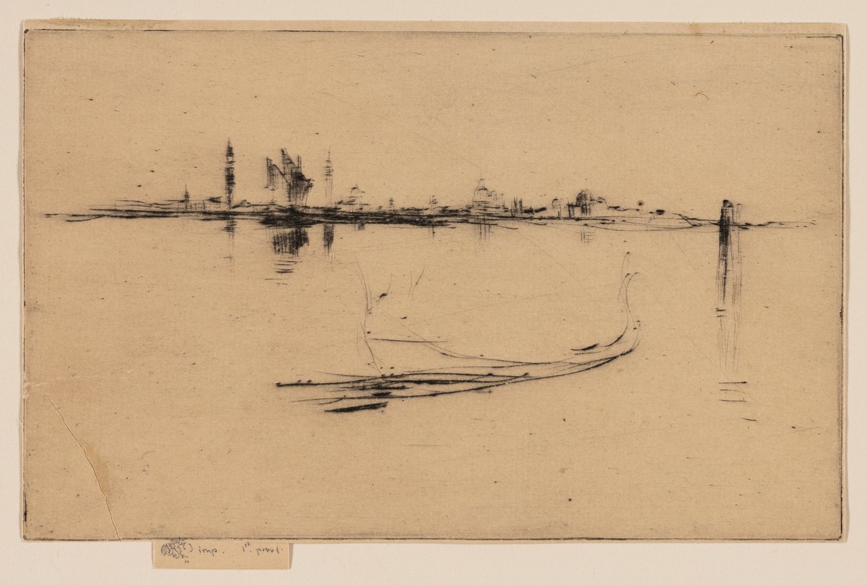 Ostrovy: Večer od James Abbott McNeill Whistler