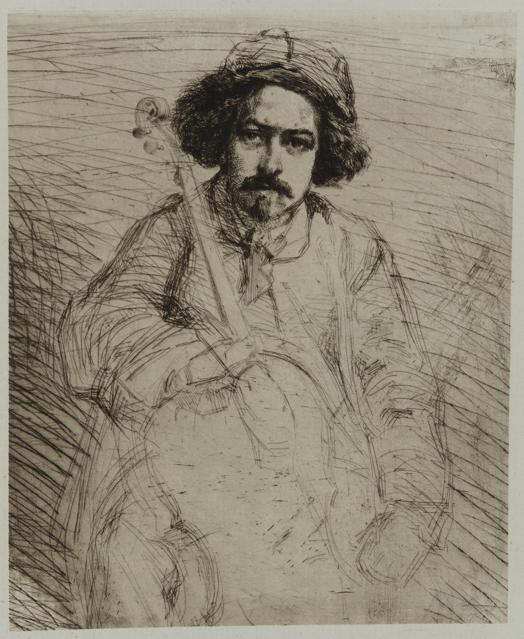 J. Becquet, sochař od James Abbott McNeill Whistler