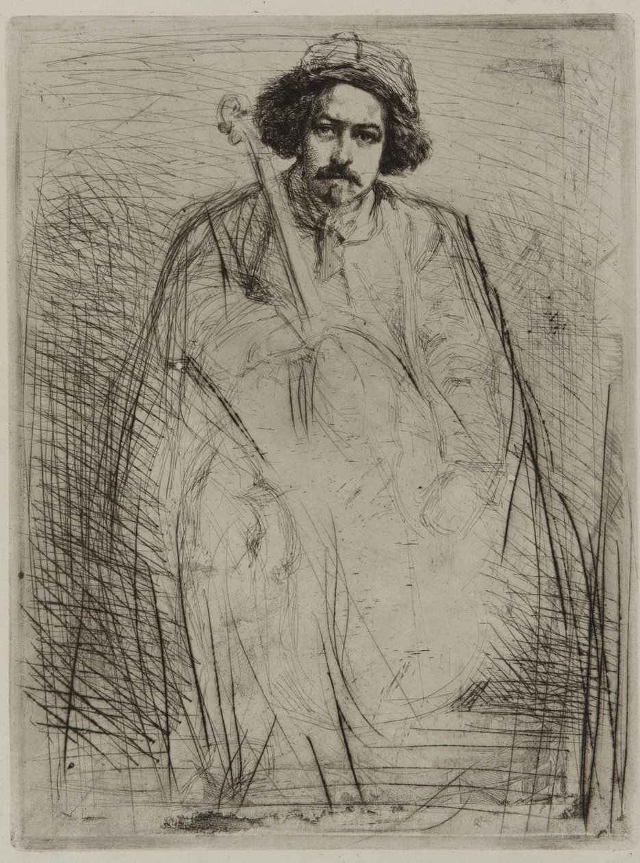 J. Becquet, sochař od James Abbott McNeill Whistler
