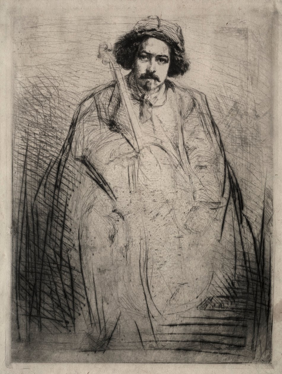 J. Becquet, sochař od James McNeill Whistler