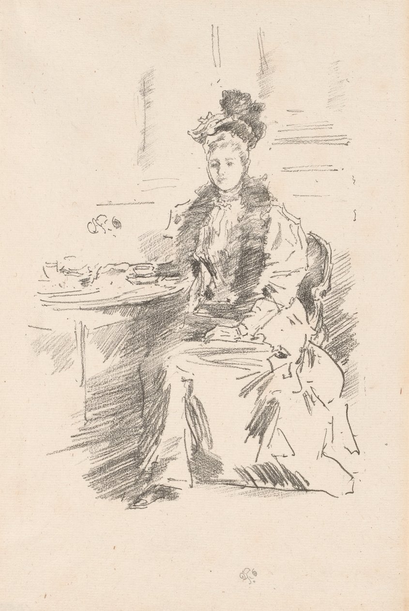 The Pretty New Yorker od James Abbott McNeill Whistler