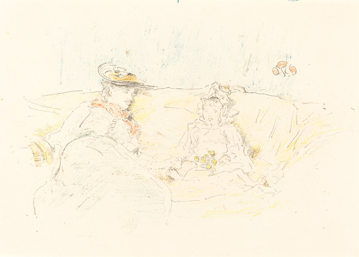 Dáma a dítě od James Abbott McNeill Whistler