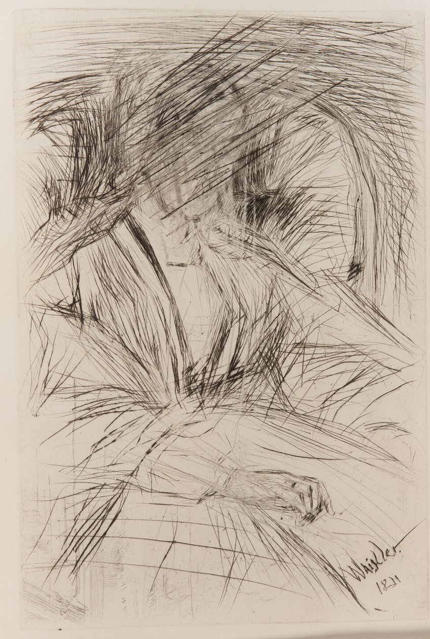 Dáma v křesle od James Abbott McNeill Whistler