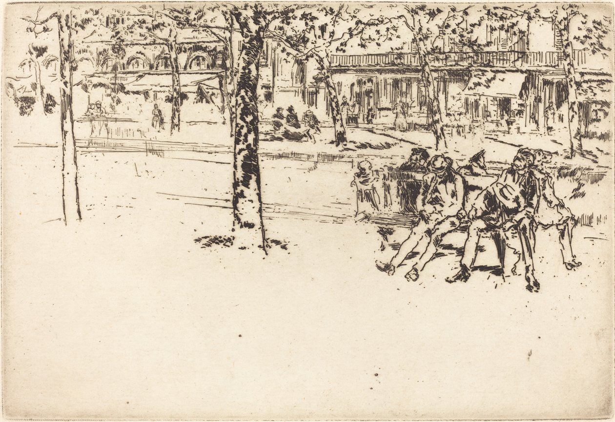 Boulevard Poissonniere od James Abbott McNeill Whistler