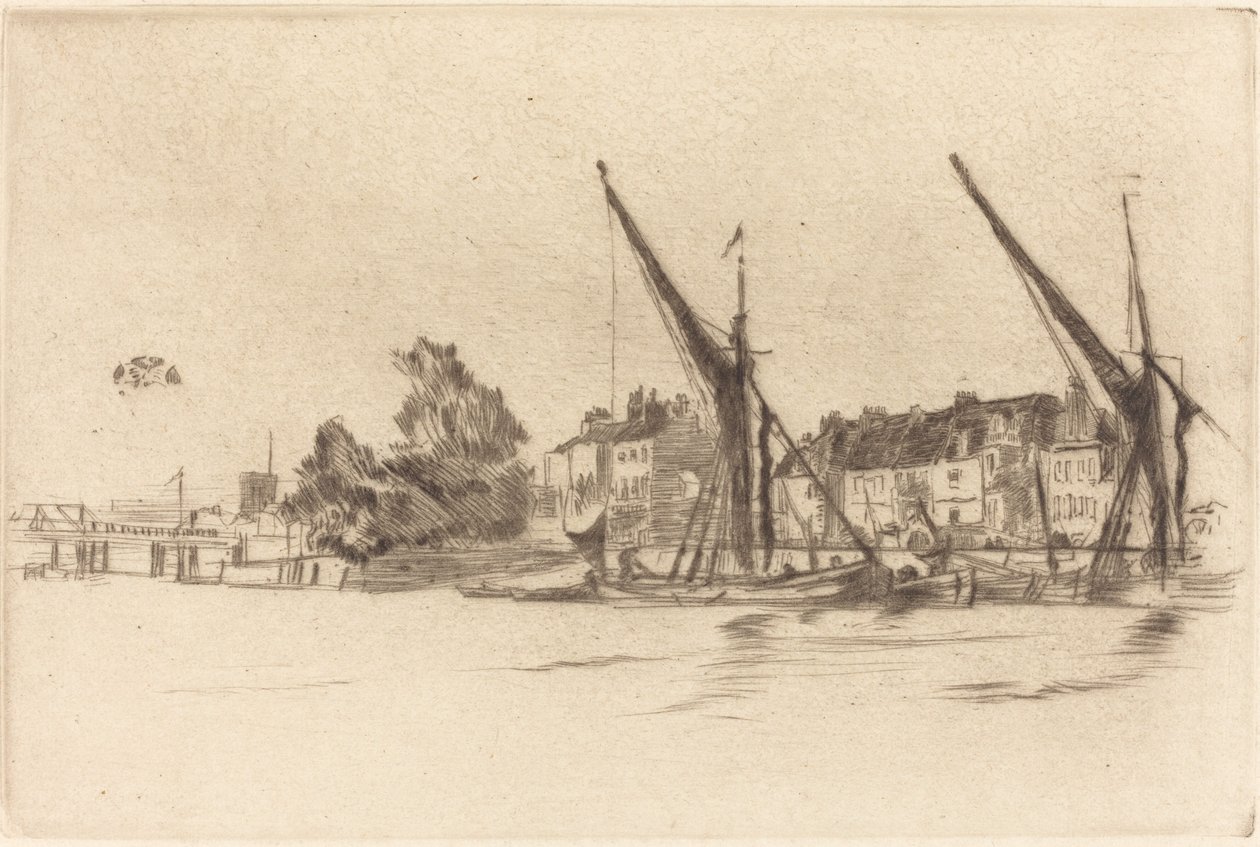 Lindsey Houses od James Abbott McNeill Whistler