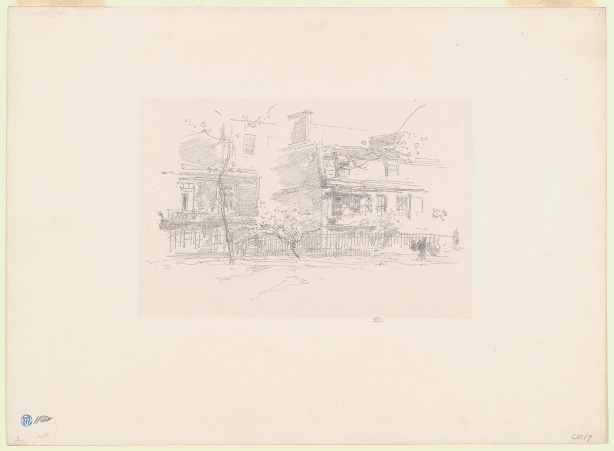 Lindsey Row, Chelsea od James McNeill Whistler